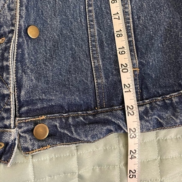 Vintage 80s 90s REAL jean jacket, 100% cotton, made in Chile. Amazing condition! - Picture 9 of 12
